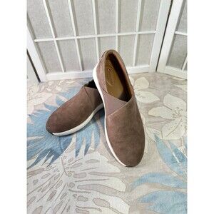 Clarks Un Rio Rise taupe suede lifestyle sneakers sz 8 NWOT